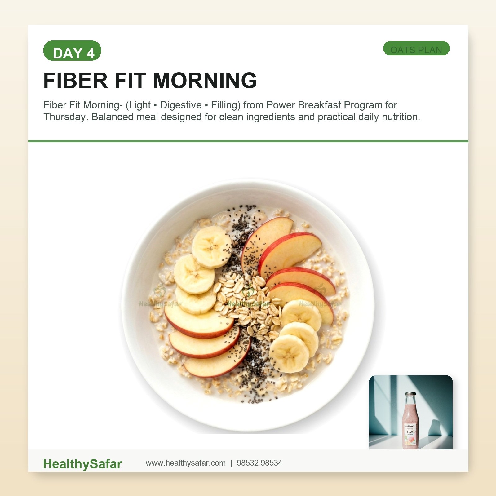 Fiber Fit Morning- (Light • Digestive • Filling)