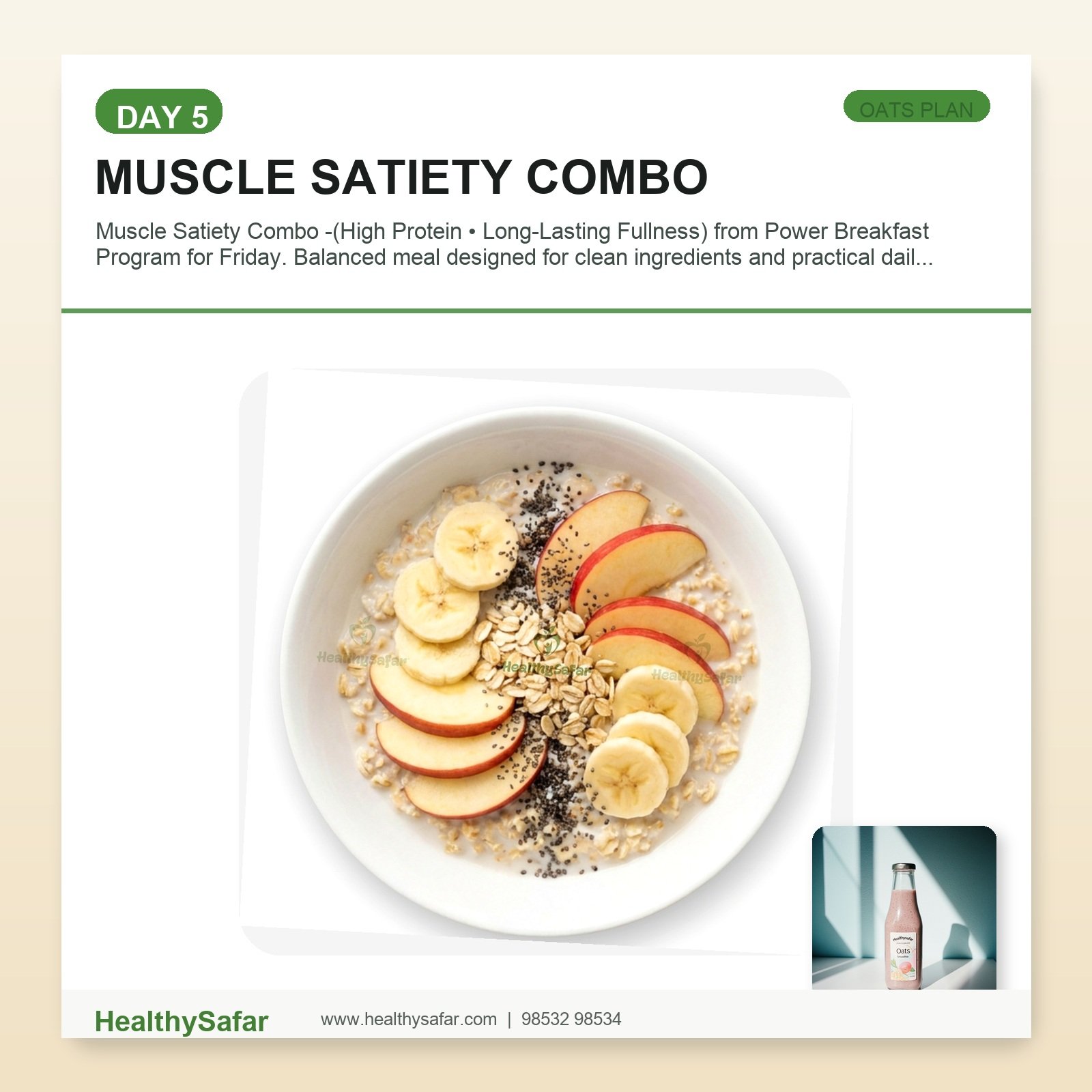 Muscle Satiety Combo -(High Protein • Long-Lasting Fullness)