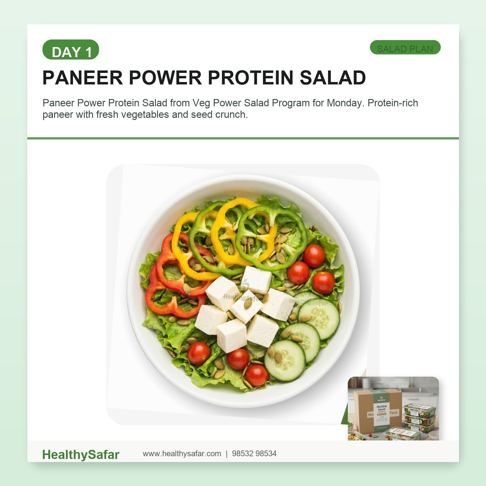 Paneer Power Protein Salad