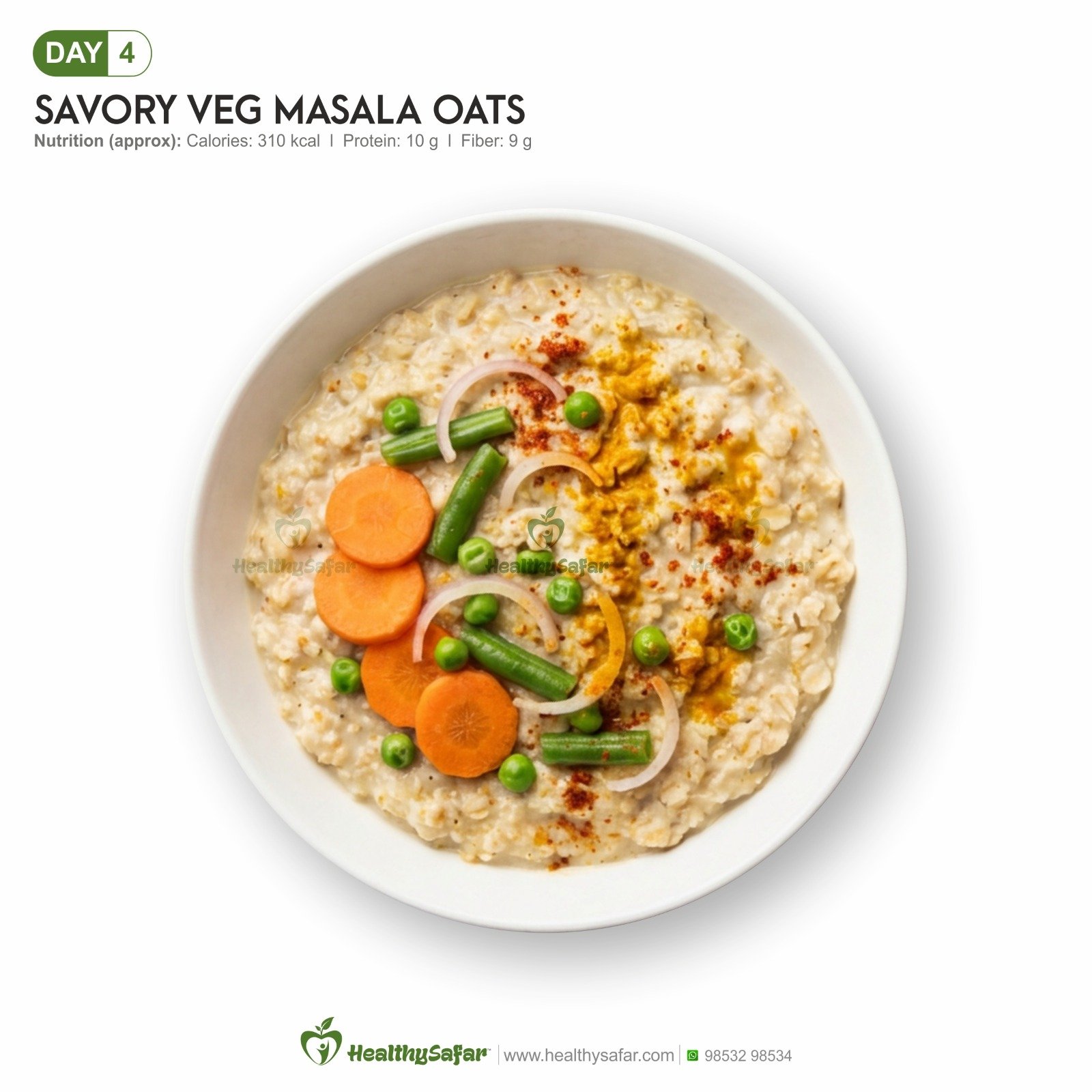 Savory Veg Masala Oats